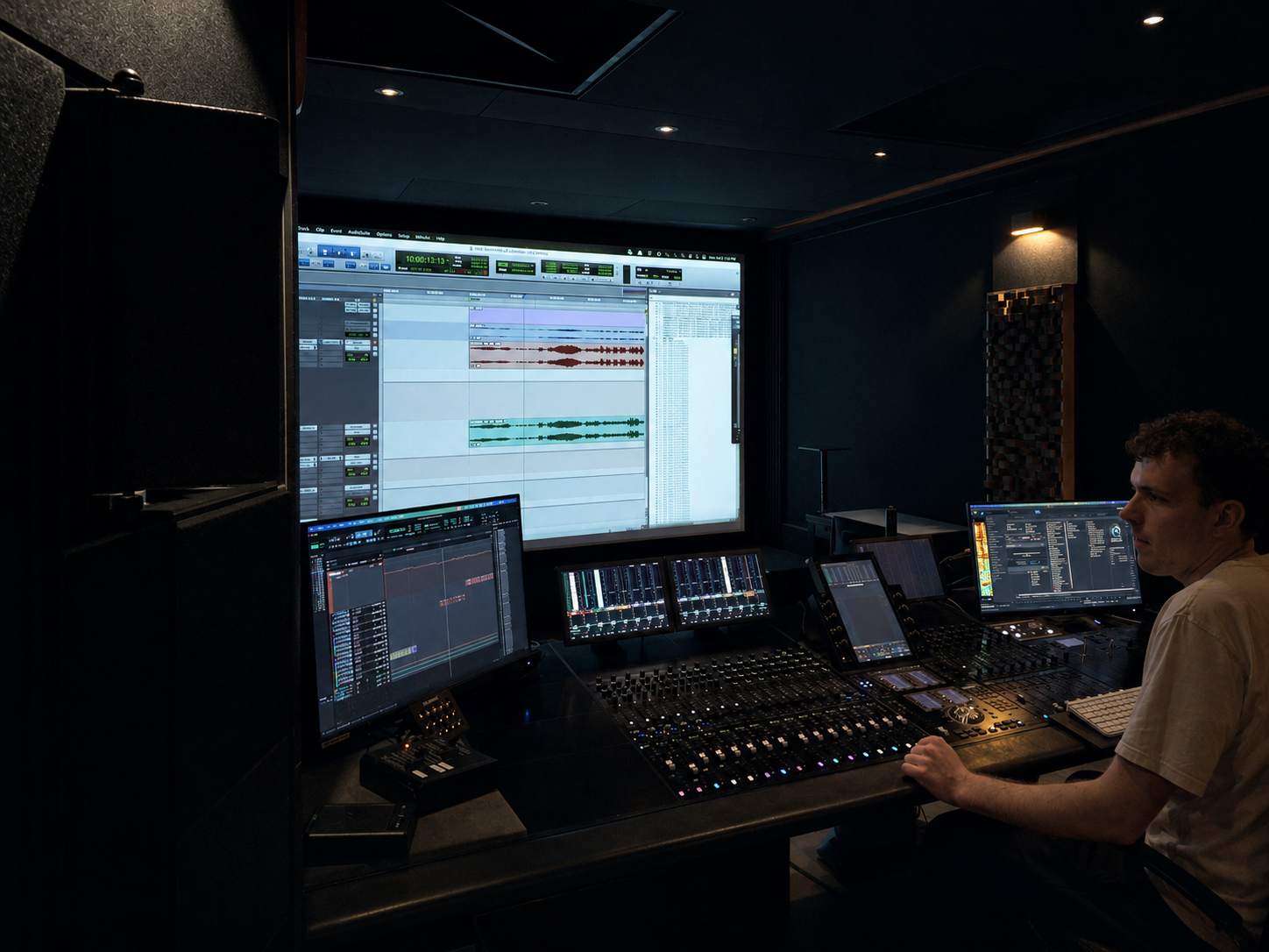 Régie de mixage — studio post-production sonore Paris MonteMix